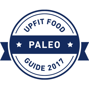 Upfit Retaurant Guide - Paleo Best Of Badge