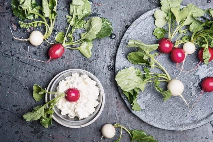 Upfit Radieschen-Huettenkaese Rezept