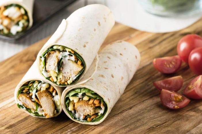 Upfit Puten-Dinkel-Wrap Rezept